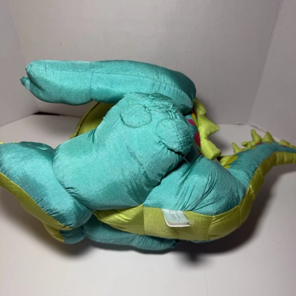 Publix Dinosaur Plush Mascot Plato Super Market Promo Toy Blue Green 15” - Picture 5 of 5